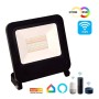 LED Flutlichtstrahler 50W SMART Wifi RGB+CCT - Dimmbar