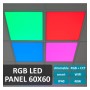 LED Panel 60x60 - Dimmbar - 40W CCT + RGB + SMART Google - Alexa