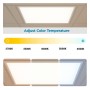 LED Panel 60x60 - Dimmbar - 40W CCT + RGB + SMART Google - Alexa