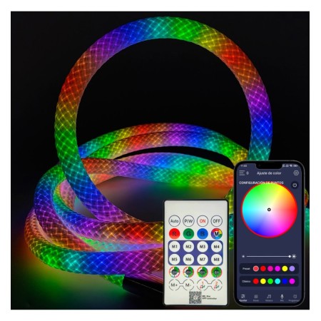 Neon-LED - RGB MAGIC SMART 360º - Pack 5M IP65 - Fernbedienung + APP
