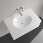Villeroy & Boch Antao Schrankwaschtisch 80 x 50 cm, ohne Überlauf und ohne Hahnloch