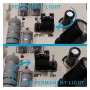 4W LED Notlicht Decke + Option + Kit Dauerlicht - IP65 6000K