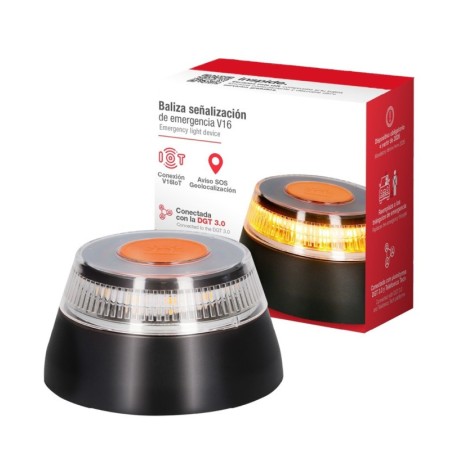 Notfall-Warnleuchte – V16 – mit Geolokalisierung und DGT-Zulassung