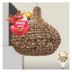 Lampe Suspendue - RATTAN BATAM - pour LED E27