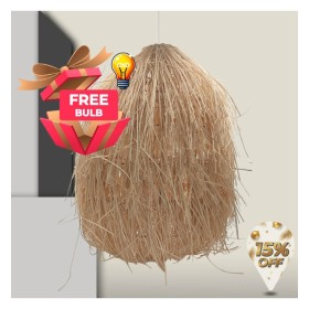 Lampe Suspendue - RATTAN LAOS - pour LED E27