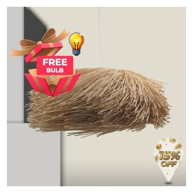 Lampe Suspendue - RATTAN PERAK - pour LED E27