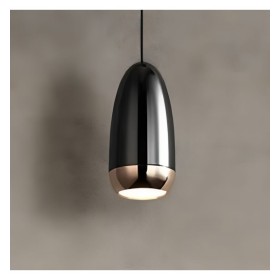 LED-Hängeleuchte - YSTAD SCHWARZ PERLE - für GU10