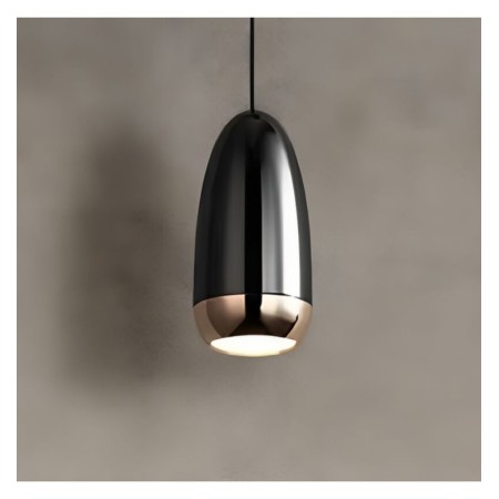 LED-Hängeleuchte - YSTAD SCHWARZ PERLE - für GU10