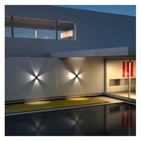 LED Wandleuchte 12W VIBORG Aussenbeleuchtung 3000K