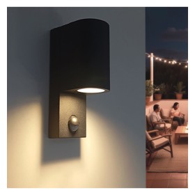 LED-Wandleuchte Innen und Aussen - IP65 - GU10 - Mit PIR-Bewegungssensor LED-Wandleuchte Innen und Aussen - IP65 - GU10 - Mit PIR-Bewegungssensor