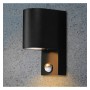 LED-Wandleuchte Innen und Aussen - IP65 - GU10 - Mit PIR-Bewegungssensor