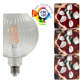 Dekorative LED-Filamentlampe 7W E27 - Bernstein 1800K Dekorative LED-Filamentlampe 7W E27 - Bernstein