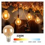 Glühfaden LED Lampe 6W E27 G80 Vintage Gold - Dimmbar