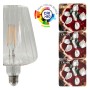 LED-Filamentlampe -CONIC- Dekorativ 6W E27 - Bernstein - BIG Ø120mm