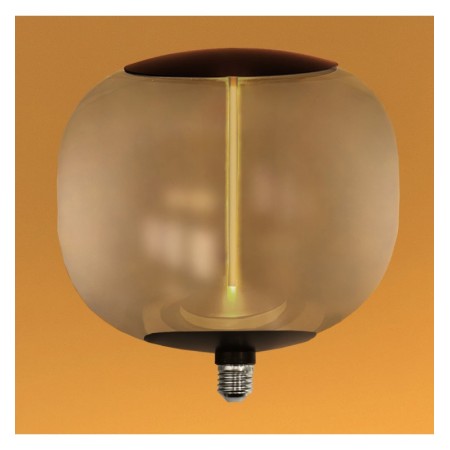 LED-Filamentlampe Rauchglas BIG - 4W E27 - T220 - Bernstein