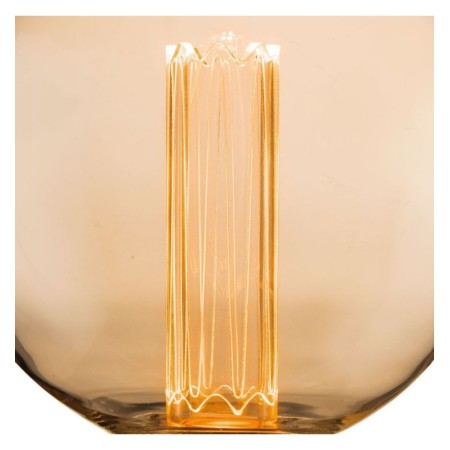 LED-Lampe - Modern - Bernsteinkristall - 4W - E27 - G125 - Dimmbar