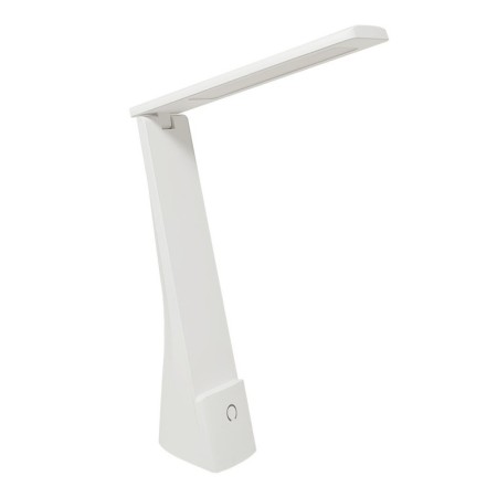 LED-Schreibtischlampe - 9W - ALESUND - Weisser Flexo - CCT Lithium-Batterie - Dimmbar