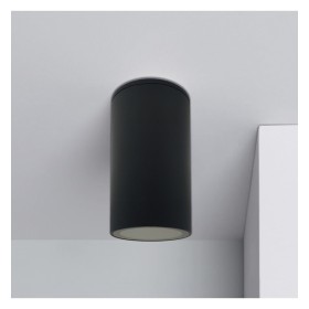 Deckenleuchte Aluminium Schwarz -GU10 LED - IP65 Deckenleuchte Aluminium Schwarz -GU10 LED - IP65