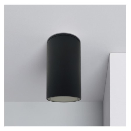 Deckenleuchte Aluminium Schwarz -GU10 LED - IP65