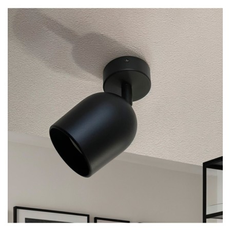 Deckenstrahler Schwenkbar - LEIDEN SCHWARZ - für 1 GU10-Lampe