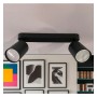 Orientierbare Deckenleuchte - ROTERDAM SCHWARZ - Aluminium - für zwei GU10-Lampen