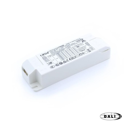 Driver Lifud – Dimmbar DALI/PUSH – Für LED-Leuchten bis zu 30W – Kein Flimmern – Ausgang 9–42V DC 400–750mA