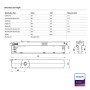 LED-Treiber - Philips XITANIUM - für dreiphasige Stromschiene 32W/a 0.7-0.8A 40V 3CB 230V - 5 Jahre Garantie