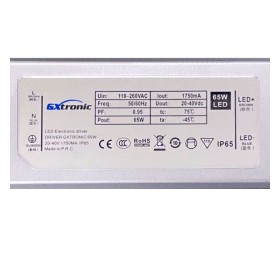 Treiber für LED Beleuchtung 65W - 1750mA - IP65 Treiber für LED Beleuchtung 65W - 1750mA - IP65