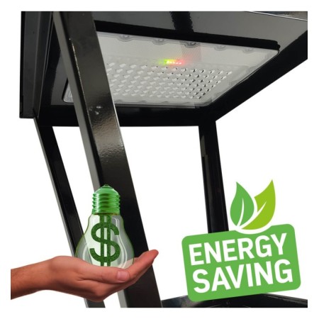 Solar-LED-Strassenlaterne Villa 300W CHIP LUMILEDS - Stahl - CCT - Dämmerungssensor + RADAR-Bewegungsmelder - 4000Lm