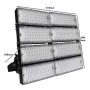 LED-Flutlicht 960W - STADIUM MATRIX - Philips Xitanium Treiber - SMD5050 Bridgelux 240Lm/W Hohe Helligkeit