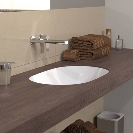 Villeroy & Boch Architectura Unterbauwaschbecken 63 x 43 cm oval, mit Überlauf, ungeschliffen