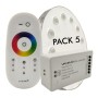 PACK -5 - RGB Tauchbare LED-Lampe 36W PAR56 - DC12V - IP68 - Edelstahl316 - IK10 - Pool