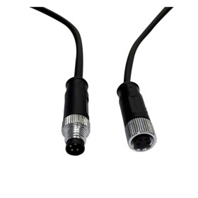Wasserdichter Verbindungskabel 12V-24V - IP68 - M8 - Männlich - Weiblich 4x0,3mm2 – ø12mm