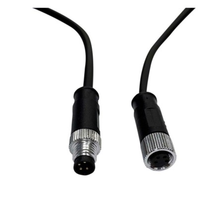 Wasserdichter Verbindungskabel 12V-24V - IP68 - M8 - Männlich - Weiblich 4x0,3mm2 – ø12mm