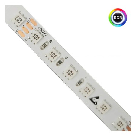 LED-Streifen 24V RGB 15W/m | 120xLED/m | 10m | SMD3535 | IP20