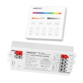 LED CCT - RGB - 12-24V Steuergerät Set + Fernbedienung - 2,4 GHz LED CCT - RGB - 12-24V Steuergerät Set + Fernbedienung - 2,4 GHz