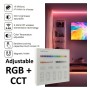 LED CCT - RGB - 12-24V Steuergerät Set + Fernbedienung - 2,4 GHz