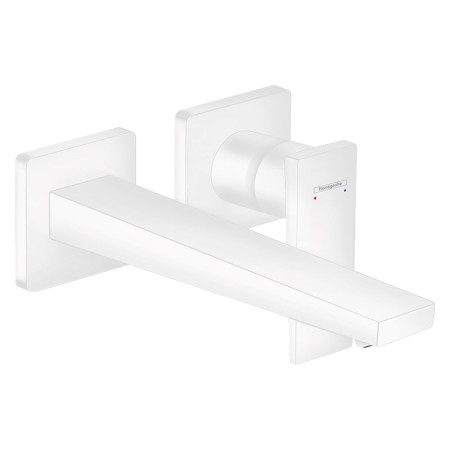 hansgrohe Metropol Einhebel-Waschtischmischer Unterputz mit Hebelgriff und Auslauf 22,5 cm für Wandmontage