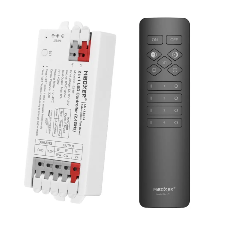 Pack LED-CCT-Controller 12-24V + C1 Fernbedienung - 2,4GHz