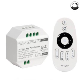 Pack TRIAC-Dimmer 220V RF + Fernbedienung - 2,4GHz