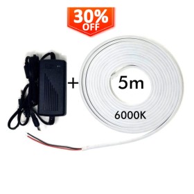 LED Stripe Neon 6000K LED 6mm 12V + Stromversorgung LED Stripe Neon 6000K LED 6mm 12V + Stromversorgung