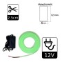 LED Stripe Neon Grün LED 6mm 12V + Stromversorgung