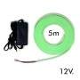 LED Stripe Neon Grün LED 6mm 12V + Stromversorgung