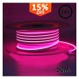 Flexibles LED-Neon 24V - 13W/m - 50m Rolle - 6x12mm - Rose