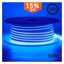 Flexibles LED-Neon 24V - 13W/m - Rolle 50m - 6x12mm - Blau