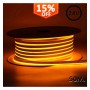 Flexibles LED-Neon 24V - 13W/m - Rolle 50m - 6x12mm - Orange