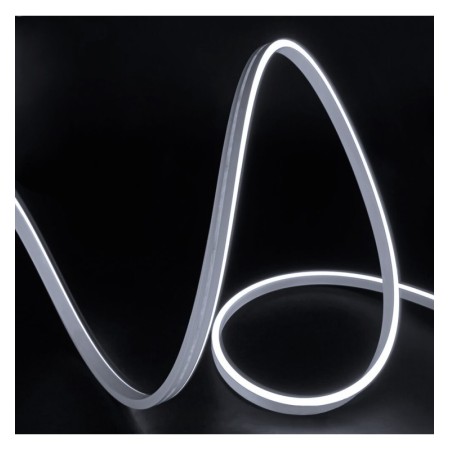 Flexibles Neon-LED 24V 13W/m – 50M Rolle – Speziell für Beschilderung – 6x12mm – Schneidbar alle 1cm – 5700K