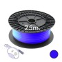 Neon LED - Flexibel Rund - 220V - Spule 25m - 16mm - 7W/m - Blau