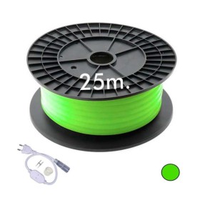 Neon LED - Flexibel Rund - 220V - Spule 25m - 16mm - 7W/m - Grün Neon LED - Flexibel Rund - 220V - Spule 25m - 16mm - 7W/m - Grün
