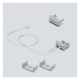 Connecteur Rapide 100 cm + Fixations + Embout Final Pour Luminaire EASY CONNECT – 12 V – Solution professionnelle sur mesure